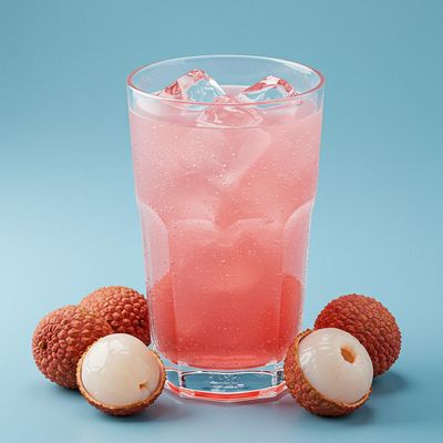 Lychee And Lychee Mocktail